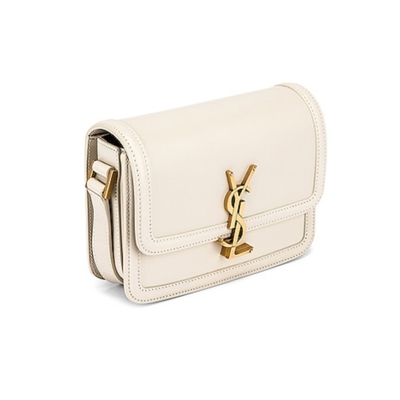 *SOLD* YSL Solferino Small Satchel in White Leather - Picture 2 of 8